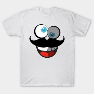 funny comic cartoon face T-Shirt